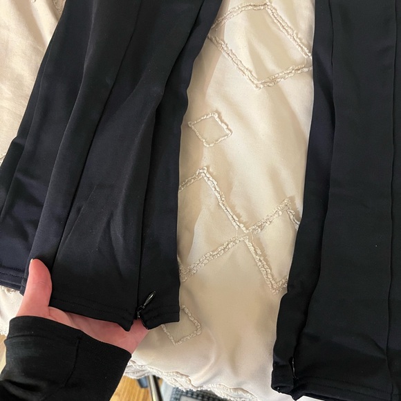 Alo High Waist Zip Flare Leggings Yoga Pants 7/8 Length - Picture 3 of 4